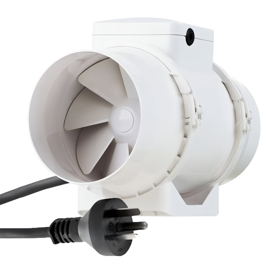 Fanco TT Mixflow Inline Exhaust Fan Plug and Play 2-Speed Powerful Quiet | 150mm