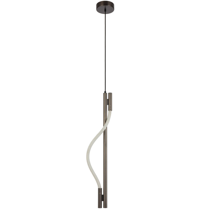Telbix Taft 750mm LED Pendant Light | Gun Metal