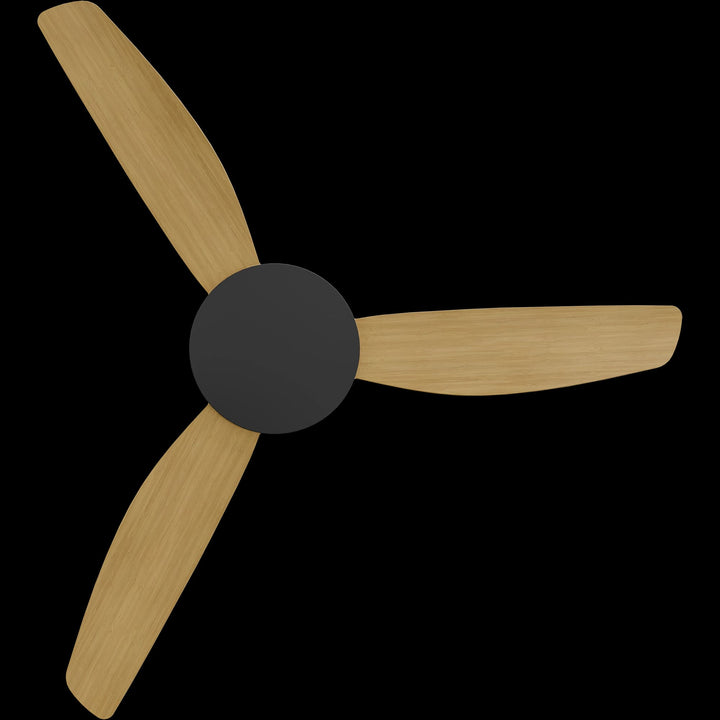 Calibo Condor 48" DC Smart Ceiling Fan with Remote Control | Black and Bamboo