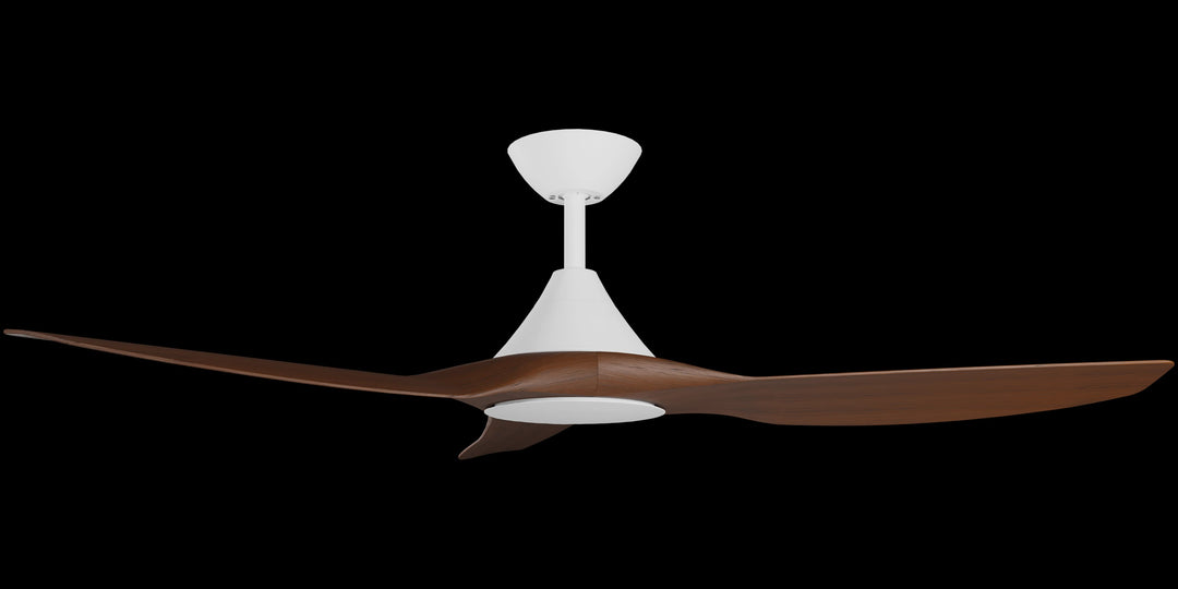 Calibo Smart CloudFan 52" (1300mm) ABS Energy Efficient DC Ceiling Fan and Remote | White & Koa