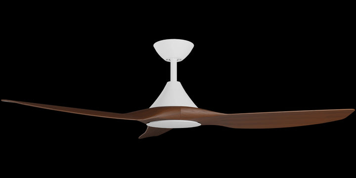 Calibo Smart CloudFan 52" (1300mm) ABS Energy Efficient DC Ceiling Fan and Remote | White & Koa