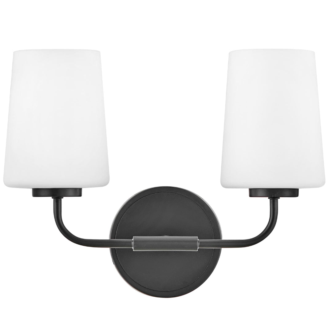Hinkley Kline 2 Light Wall Sconce by Lark | Black