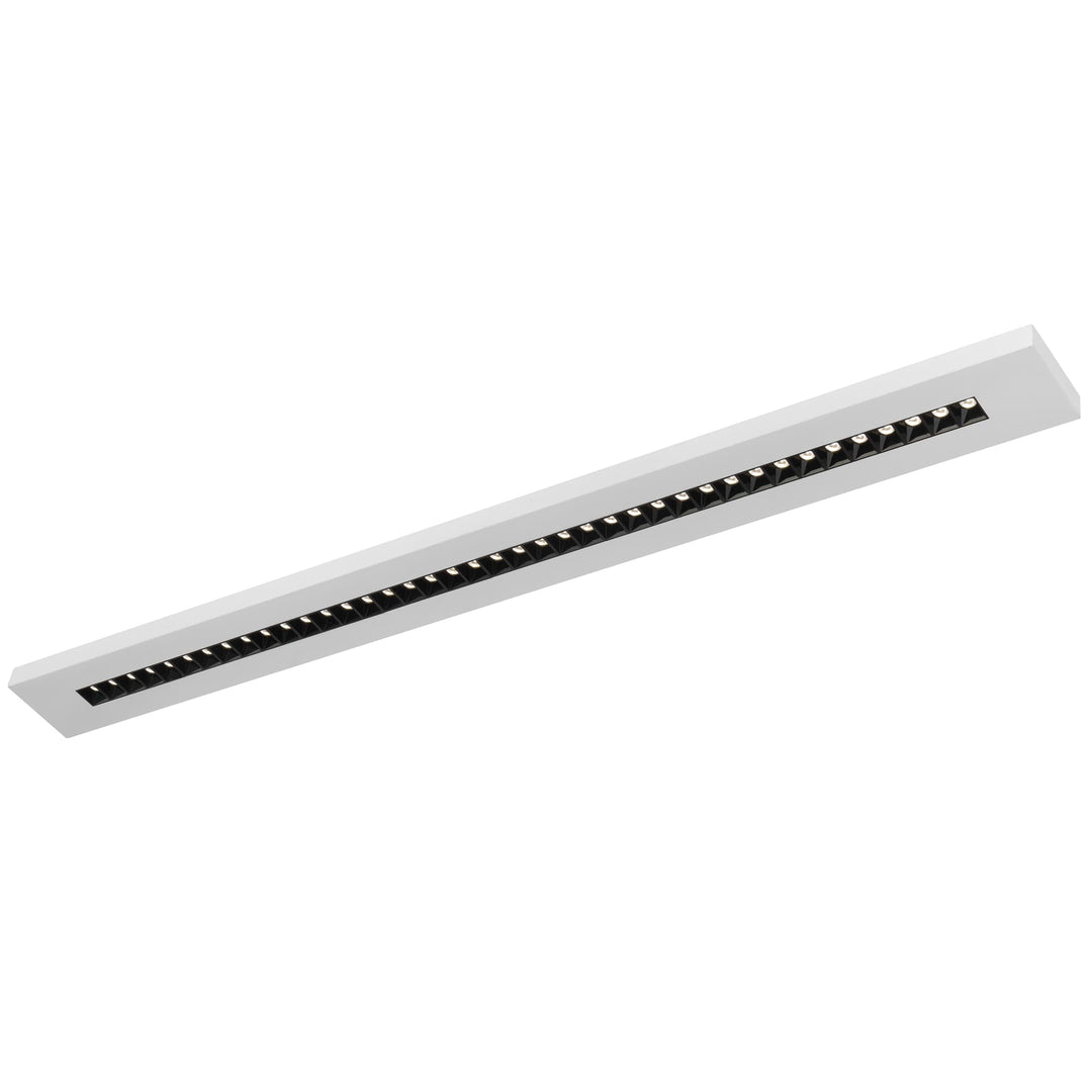 Telbix Optika Minimalist Slimline Low-Glare 3CCT LED Batten Light | White