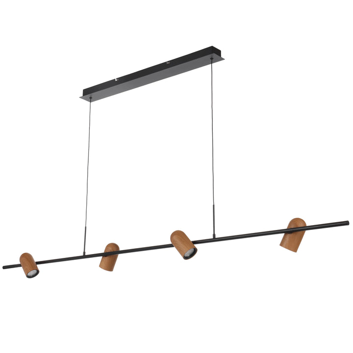 Telbix Kindle 4 Light Pendant Light | Black