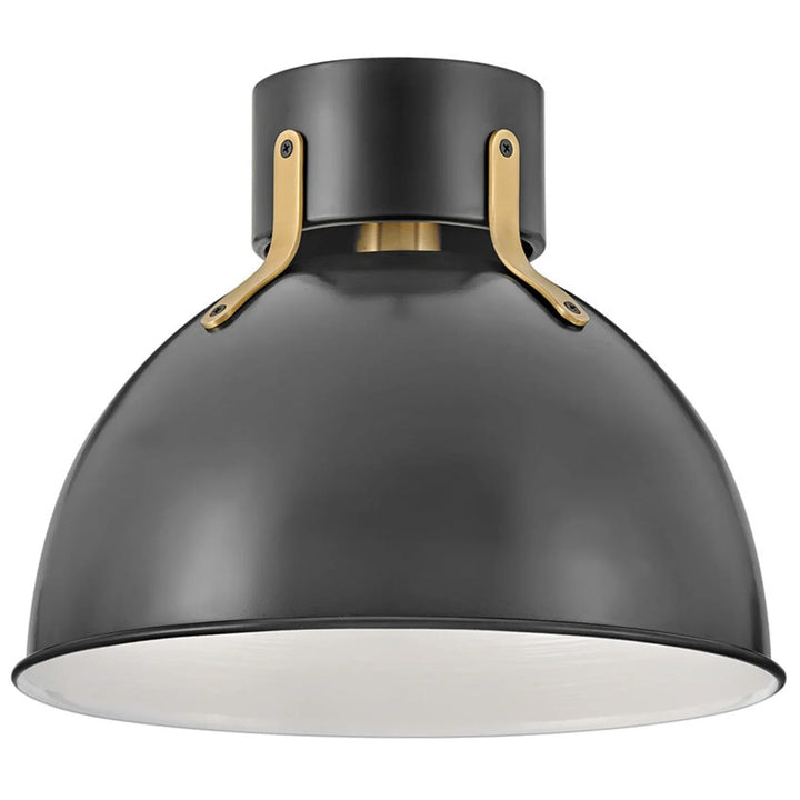 Hinkley Argo Small Flush Mount | Satin Black