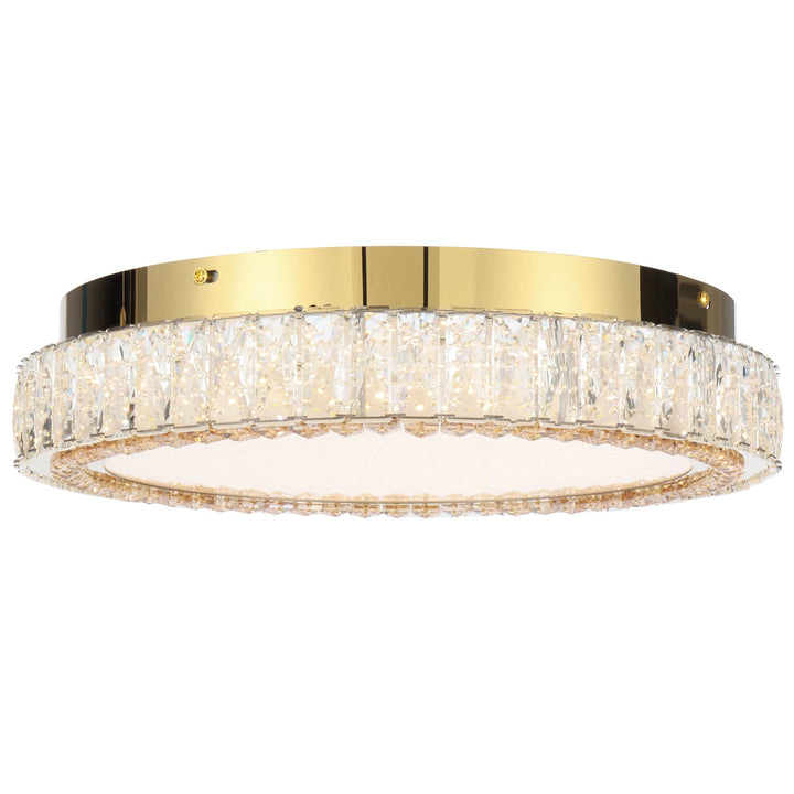 Telbix Lucent 400mm LED Oyster Light | Gold