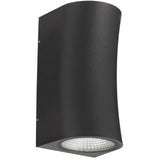 Telbix Vita Exterior Up/Down CCT LED Wall Light | Black