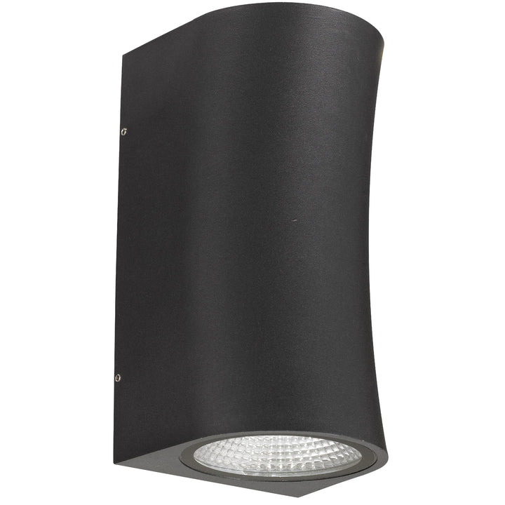 Telbix Vita Exterior Up/Down CCT LED Wall Light | Black