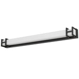 Telbix Gilson Medium Tricolour LED Vanity Light | Black