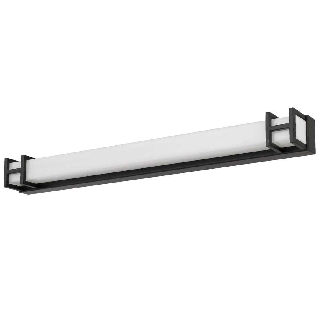 Telbix Gilson Medium Tricolour LED Vanity Light | Black