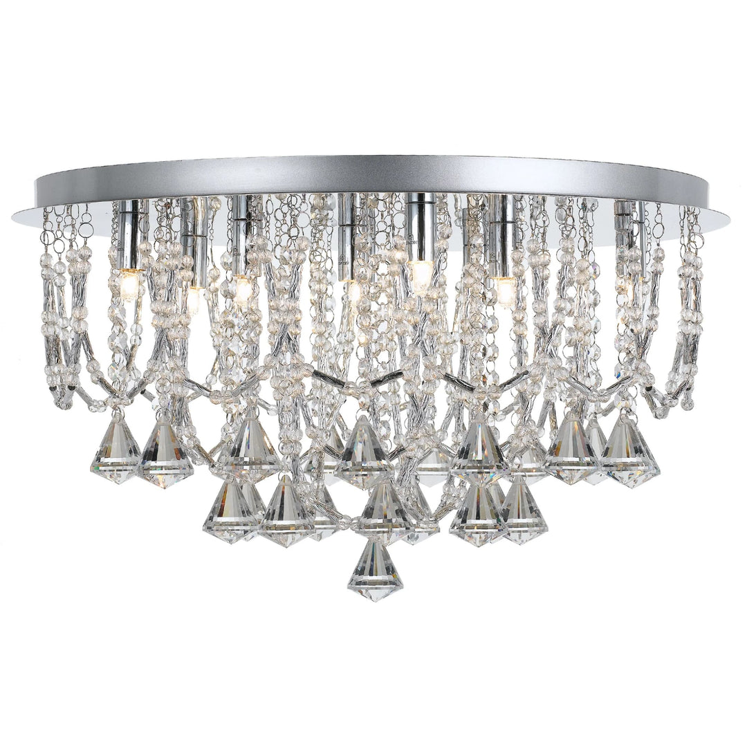 Telbix Sandro 9 Light Crystal CTC Light | Chrome