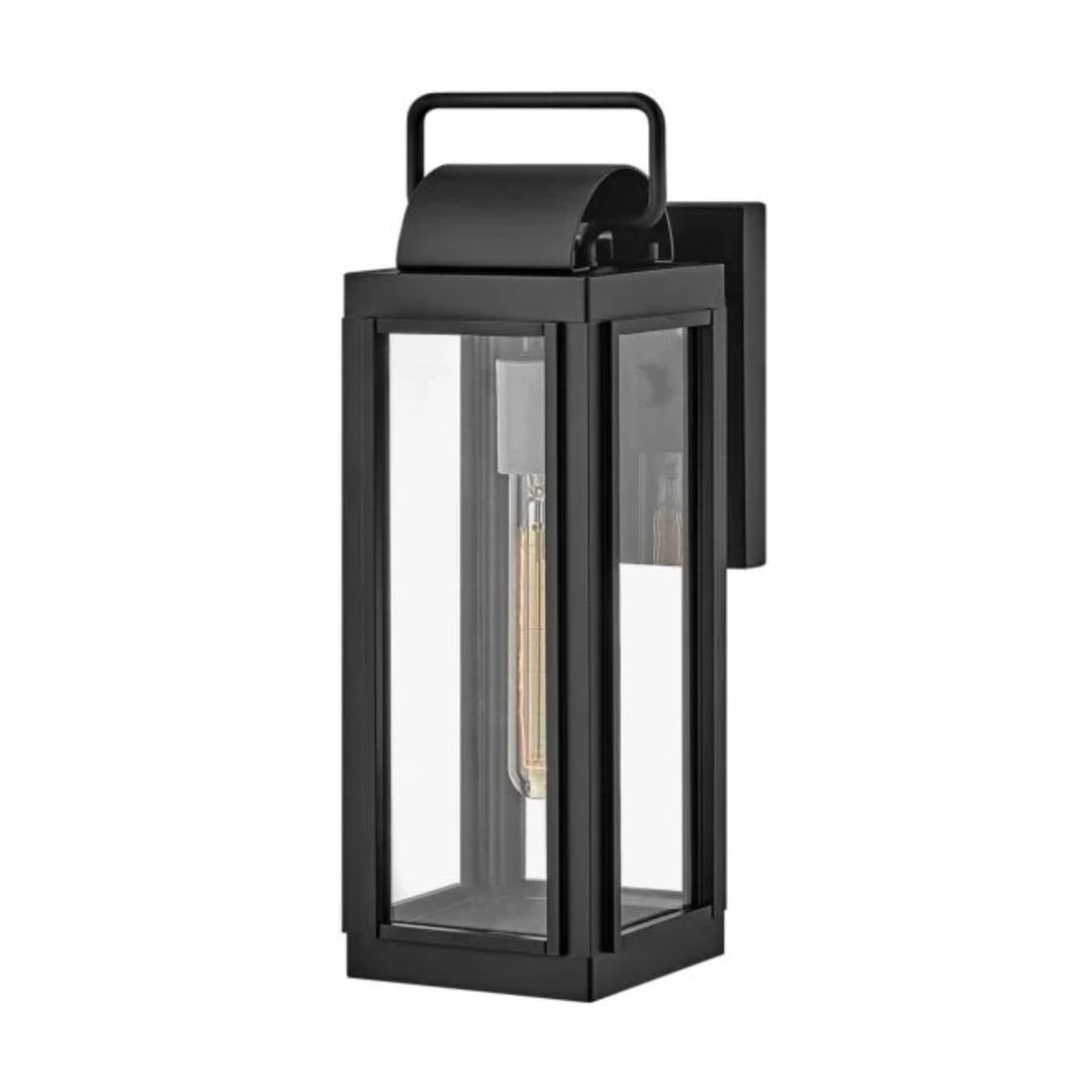 Hinkley Sag Harbor Small Wall Mount Lantern | Black