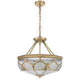 Telbix Valmont 6 Light Pendant Light | Brass