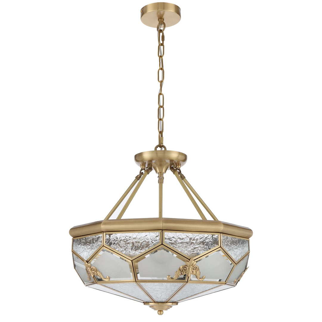 Telbix Valmont 6 Light Pendant Light | Brass