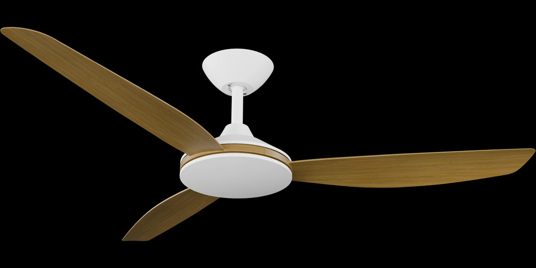 Calibo Condor 52" DC Smart Ceiling Fan with Remote Control | White and Teak