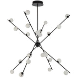 Telbix Captiva 24 Light LED Pendant | Black
