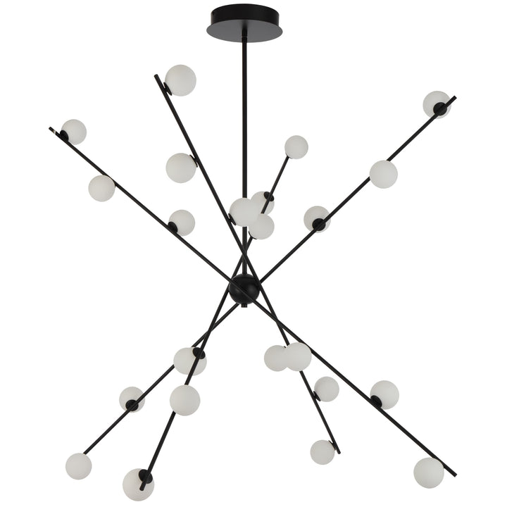 Telbix Captiva 24 Light LED Pendant | Black