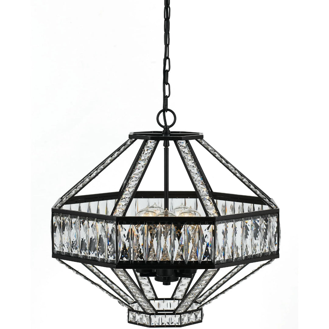 Telbix Zofio 5 Light Pendant Light | Oil Bronze