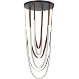 Telbix Mio 128W LED Pendant Light | Black