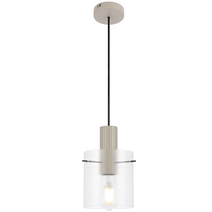 Telbix Mika 140mm Pendant Light | Grey