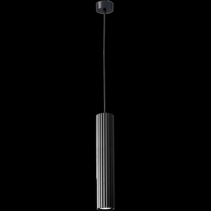 Calibo Canary Fluted 500mm Pendant | Black