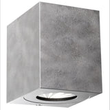 Nordlux Canto Kubi 2 Up/Down LED Wall Light | Galvanised