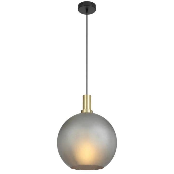 Telbix Patino Medium Glass Pendant (E27) | Smoke