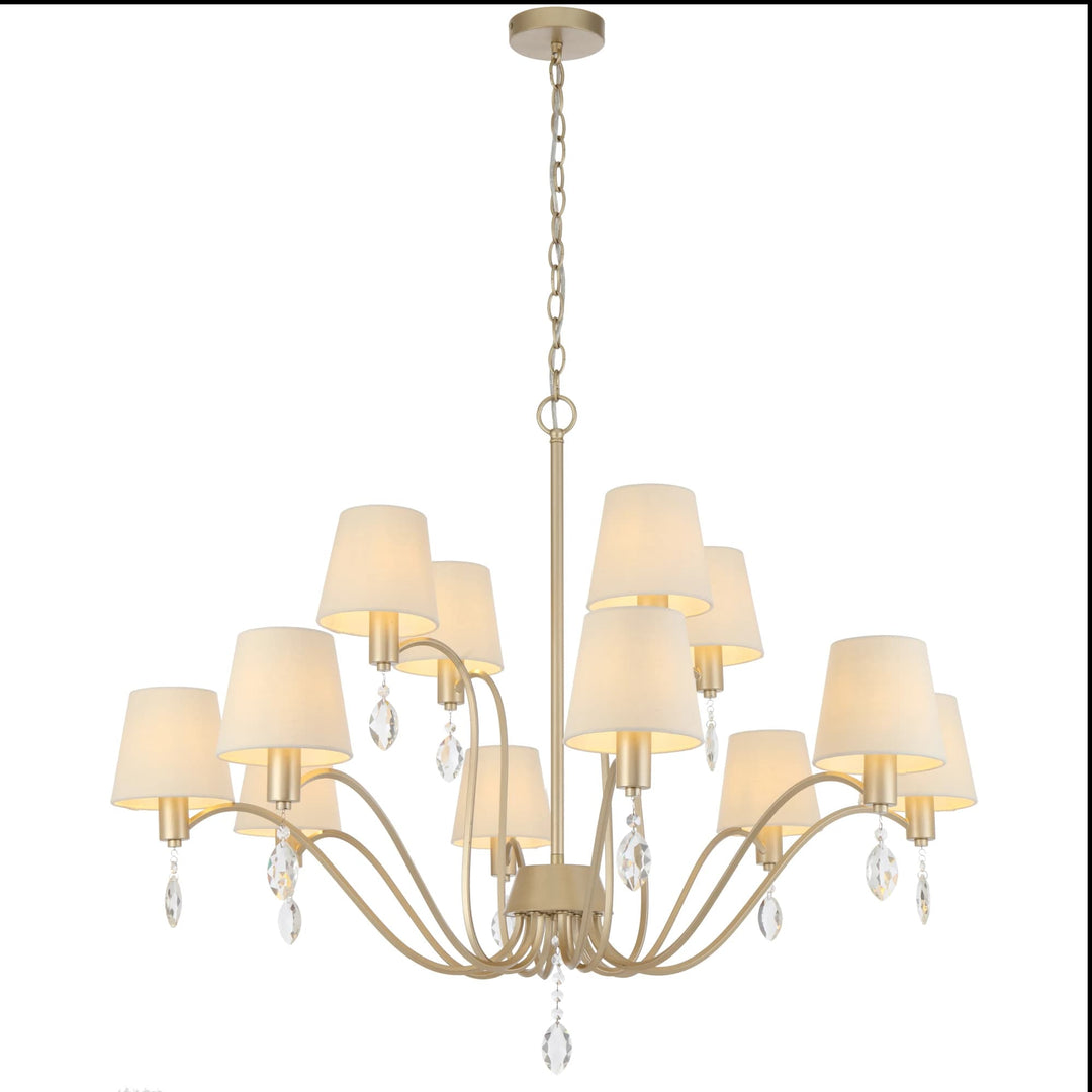 Telbix Malvern 12 Light Pendant Light | Antique Silver