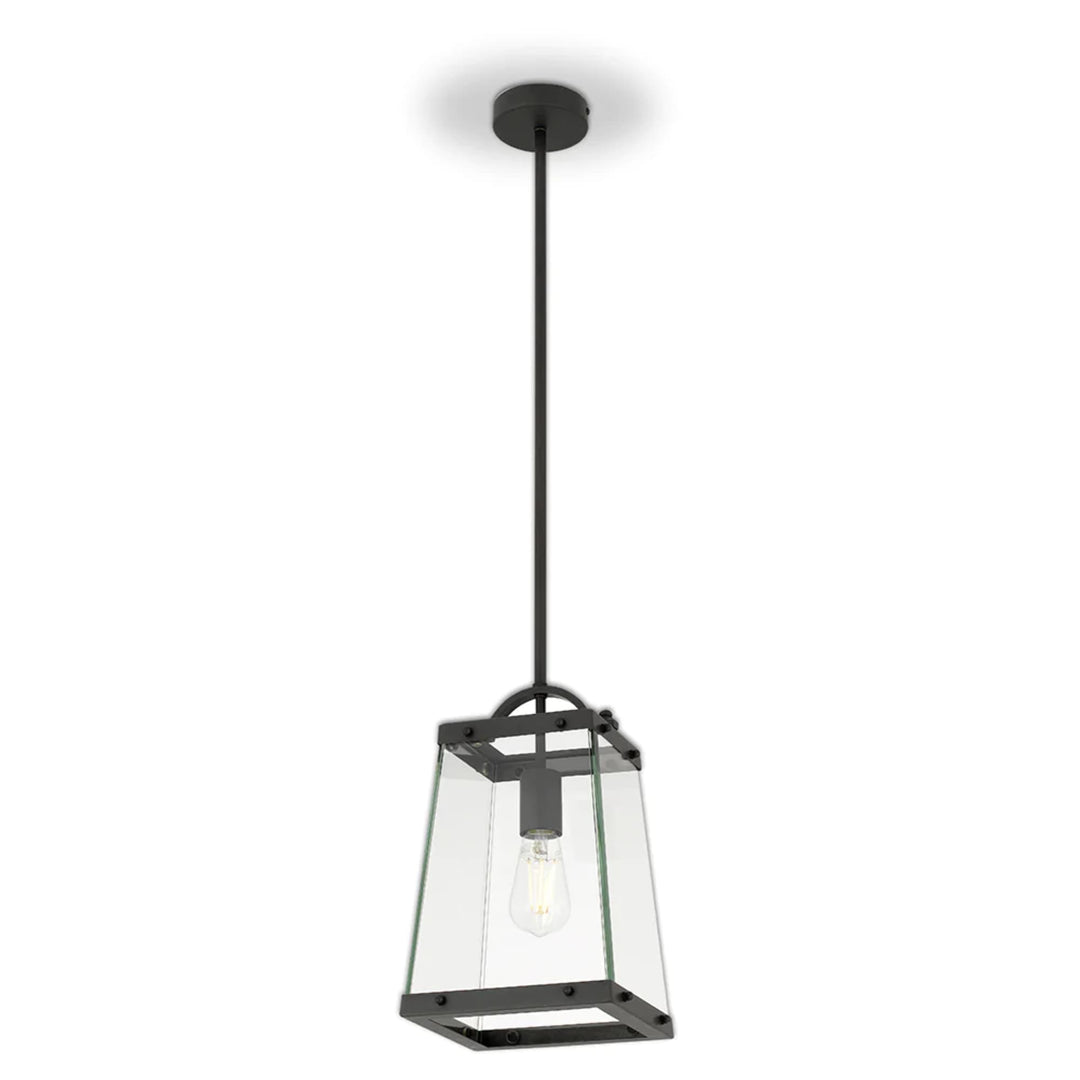 Black Telbix Colair Pendant Light (E27) | 1 Light