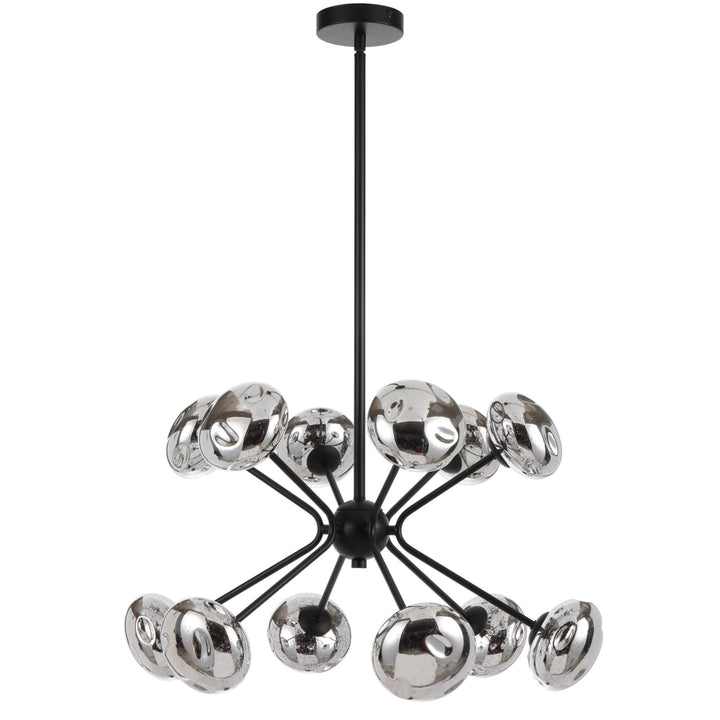 Telbix Varlin 12 Light Pendant | Black
