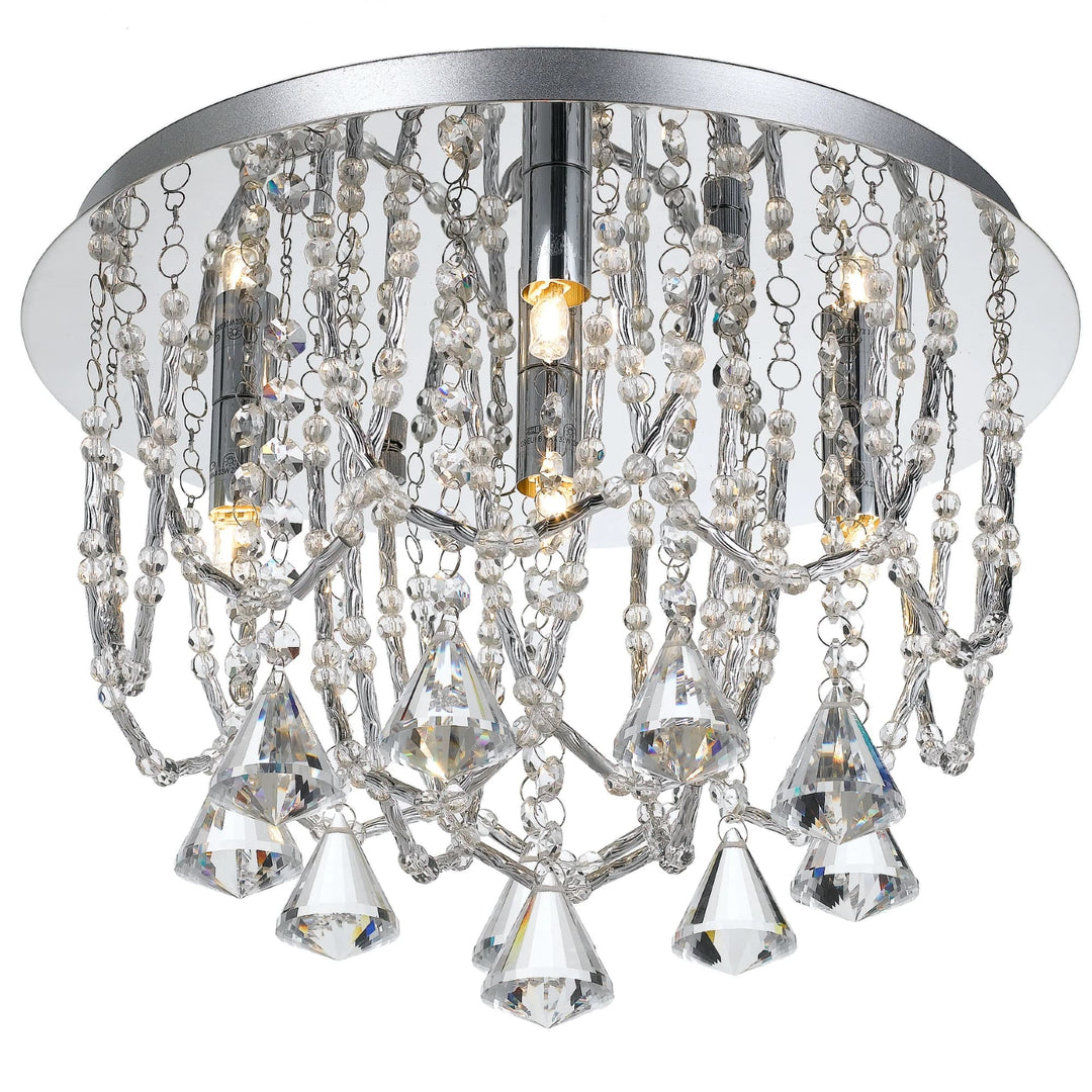 Telbix Sandro 5 Light Crystal CTC Light | Chrome
