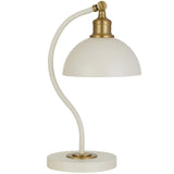 Telbix Brevik 1 Light Table Lamp | Beige