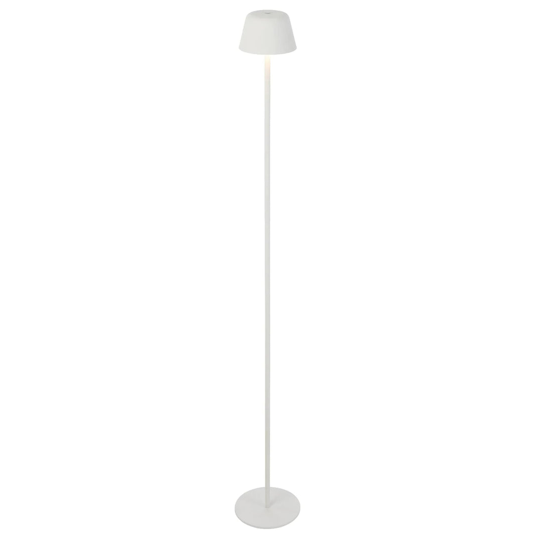 Telbix Briana Rechargeable LED Floor Lamp | White