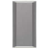 Telbix Bloc 2x4W Exterior LED CCT Up/Down Wall Light IP65 | Silver