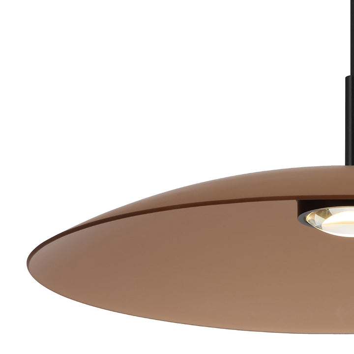 Telbix Orilla LED Pendant | Brown