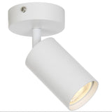 Telbix Picard 1 Light Minimalist Spotlight with Rotatable Head | White