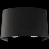 Calibo Bold 4W Multi-Beam LED Exterior Wall Light | Black