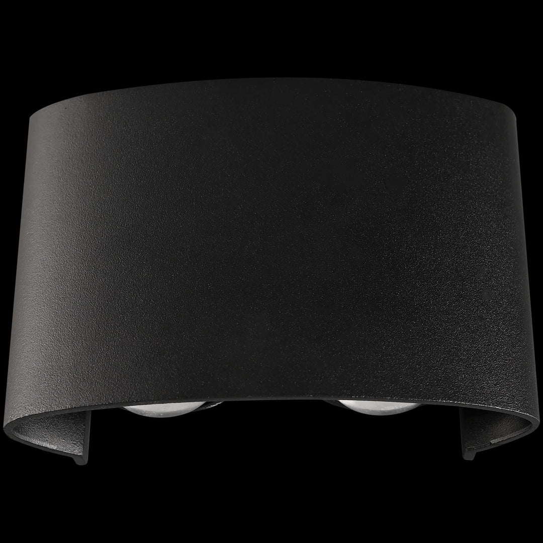 Calibo Bold 4W Multi-Beam LED Exterior Wall Light | Black