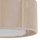 Telbix Cusco Scandinavian DIY Batten Fix Light with Soft Woven Fabric Shade | Small