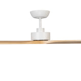 Fanco Wynd 54" DC Ceiling Fan with Remote | White and Natural