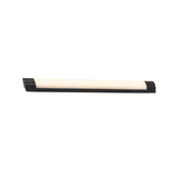 Telbix Oras 24W CCT LED Wall Light With Acrylic Diffuser | Black