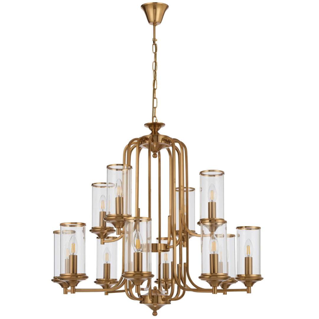 Telbix Velden 12 Light Pendant | Copper