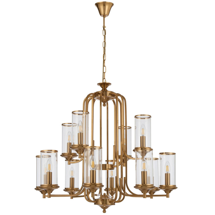 Telbix Velden 12 Light Pendant | Copper