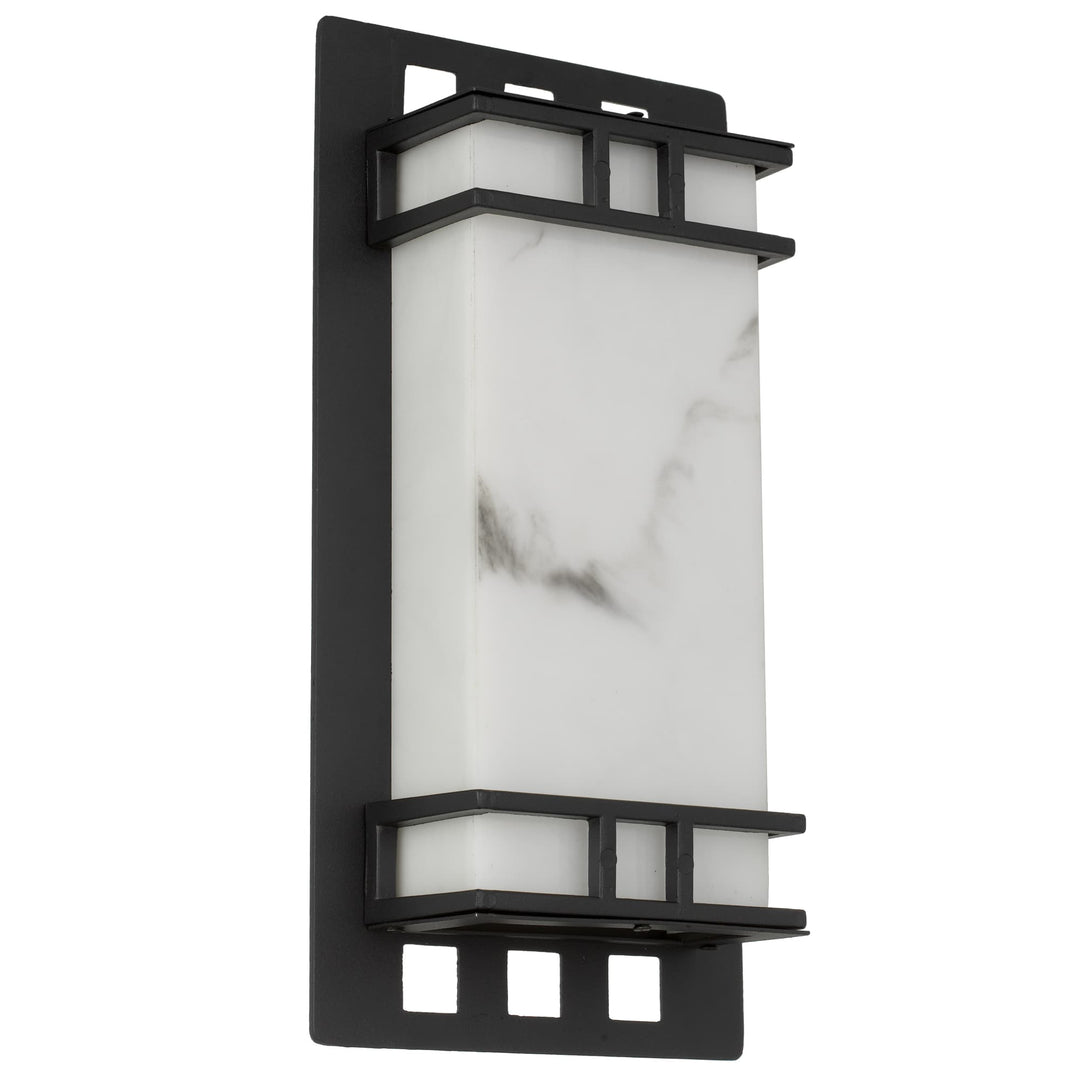 Telbix Burch 7W LED Exterior Wall Light | Black