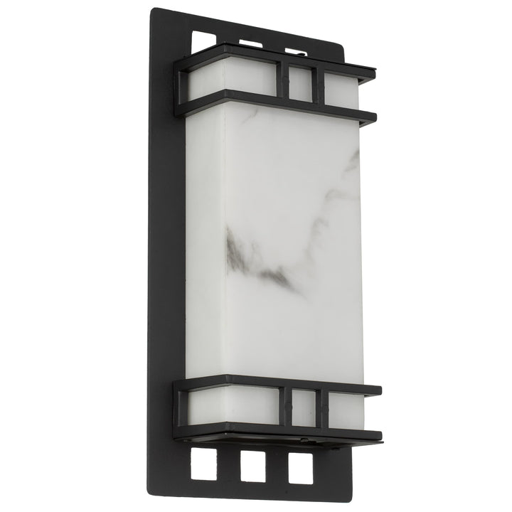 Telbix Burch 7W LED Exterior Wall Light | Black