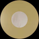 Calibo Crest Alabaster Glass 120mm Orb Wall Light Round Plate 300mm | Brass
