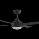 Calibo Kestrel 52" (1320mm) Indoor/Outdoor DC Ceiling Fan with 18W CCT LED Light & Remote | Black