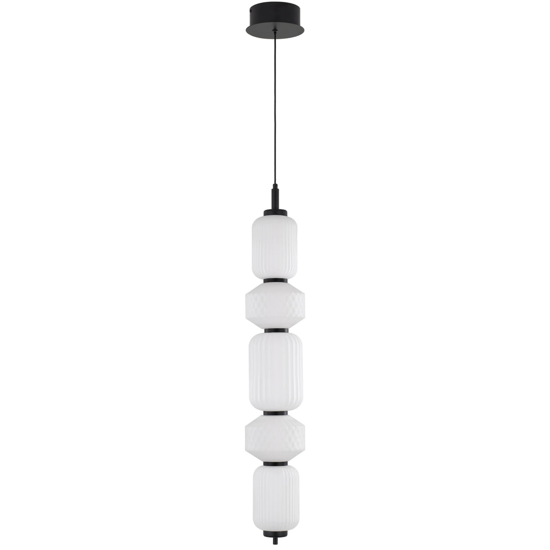 Telbix Torso 5 Light LED Pendant | Black