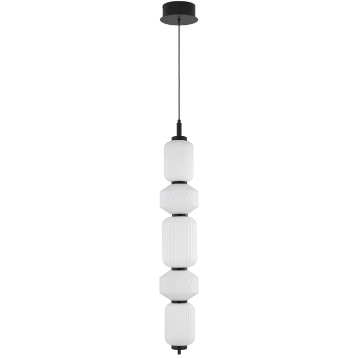 Telbix Torso 5 Light LED Pendant | Black