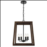 Telbix Black Dalton Pendant Light | 4 Light